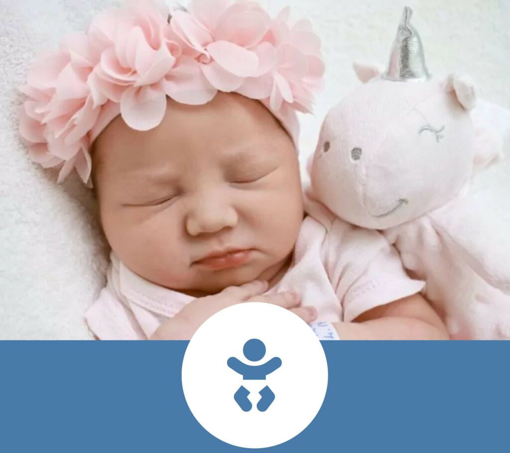 Baptême de naissance en forme d'étoile