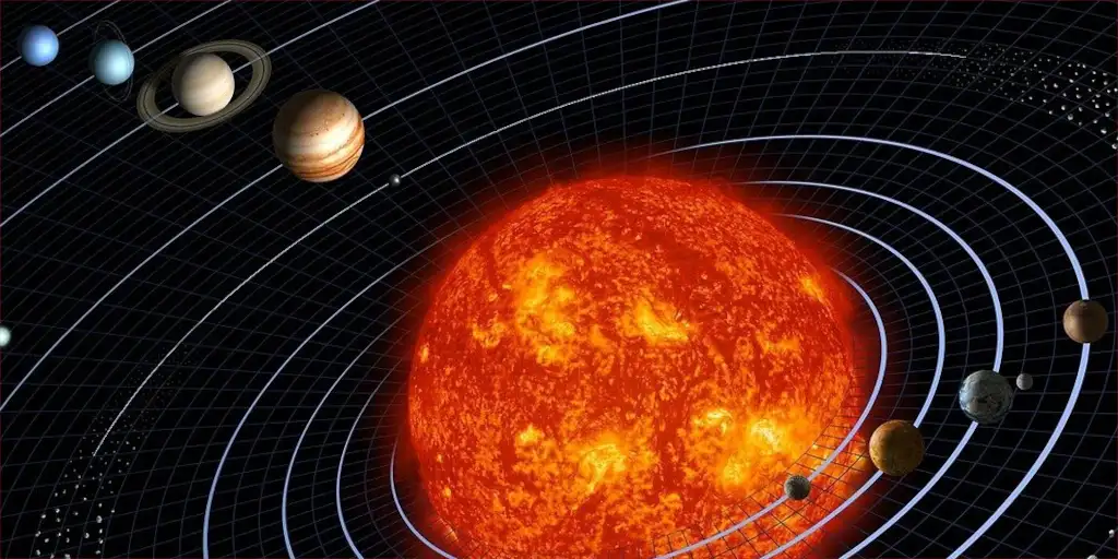 Représentation des planètes du système solaire
